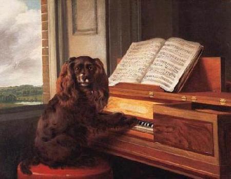 Philip Reinagle Portrait of an Extraordinary Musical Dog